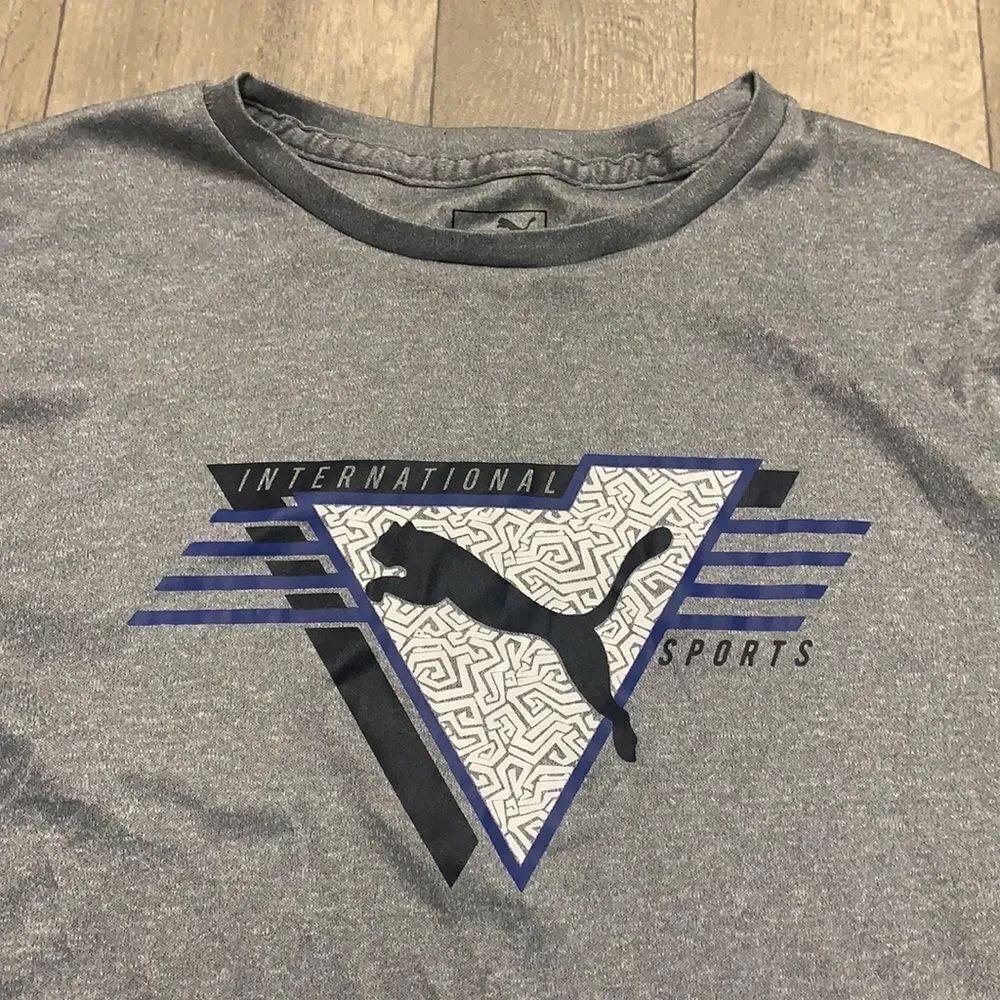 Boys Puma Shortsleeve Sports Workout Shirt‎
